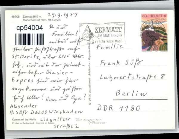 Zermatt VS Zermatt Matterhorn – Bild 2