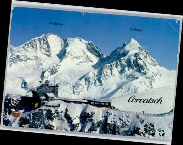 St Moritz GR St Moritz [Handschriftlich] Corvatsch L
