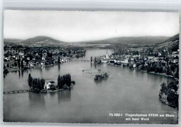 Stein Rhein Fliegeraufnahme Insel Wird