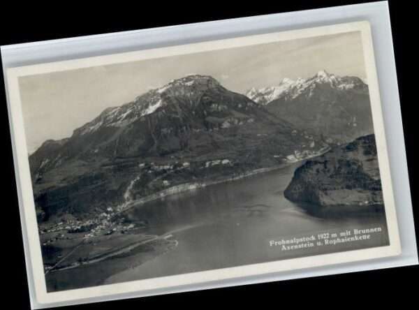 Brunnen SZ Frohnalpstock Axenstein Rophaienkette