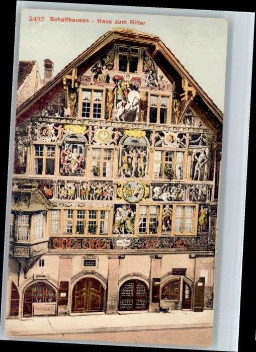 Schaffhausen SH Schaffhausen Haus zum Ritter