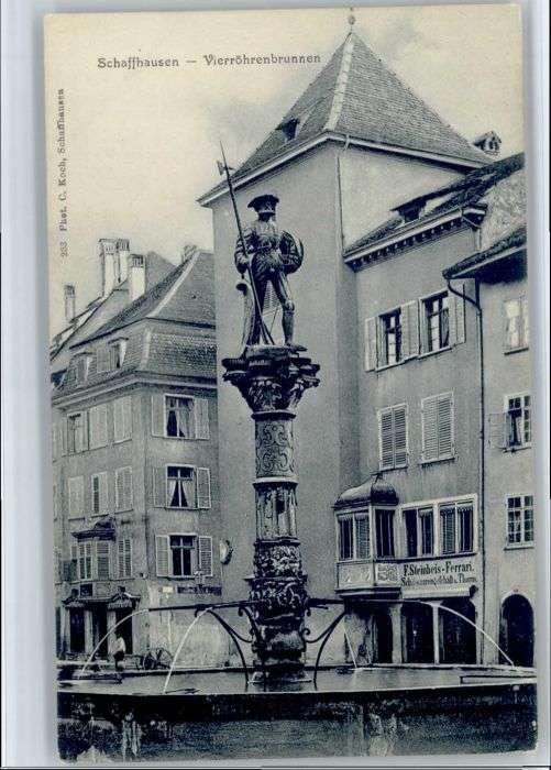 Schaffhausen SH Schaffhausen Vierröhrenbrunnen