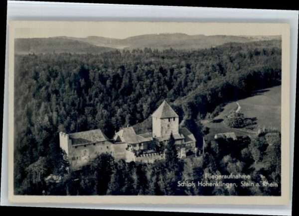 Stein Rhein Fliegeraufnahme Schloss Hohenklingen