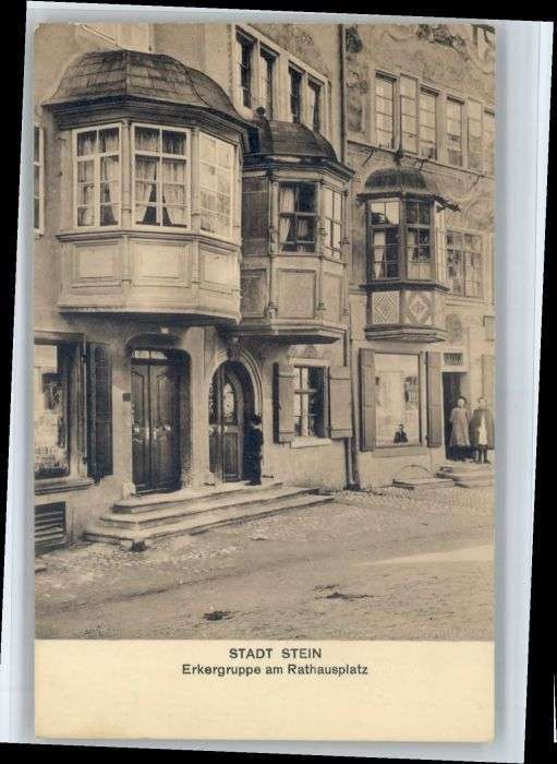 Stein Rhein Erkergruppe Rathausplatz