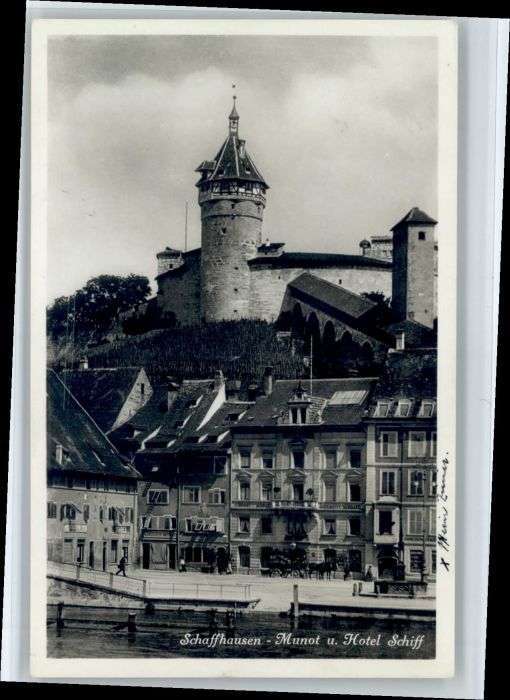 Schaffhausen SH Schaffhausen Munot Hotel Schiff