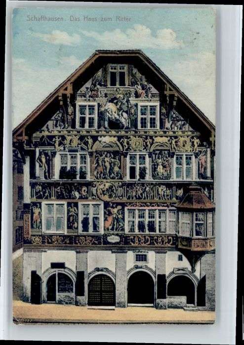 Schaffhausen SH Schaffhausen Haus zum Ritter