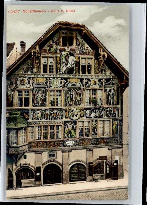 Schaffhausen SH Schaffhausen Haus zum Ritter