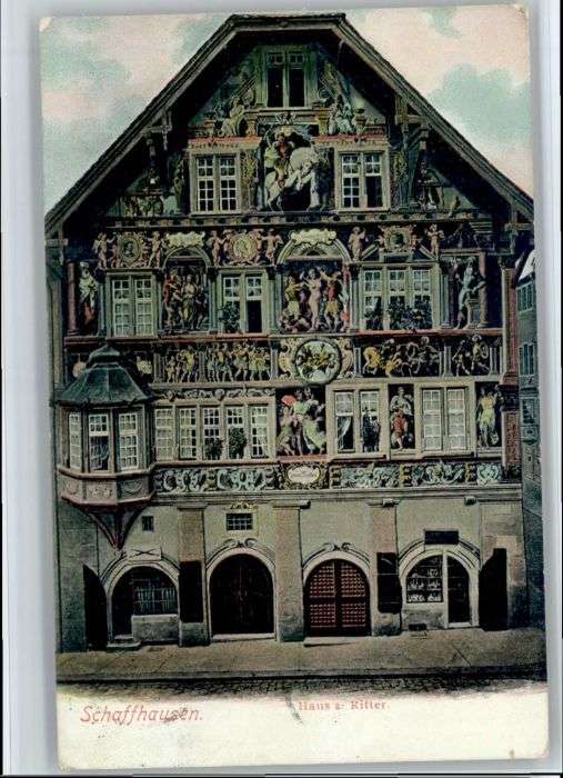 Schaffhausen SH Schaffhausen Haus zum Ritter
