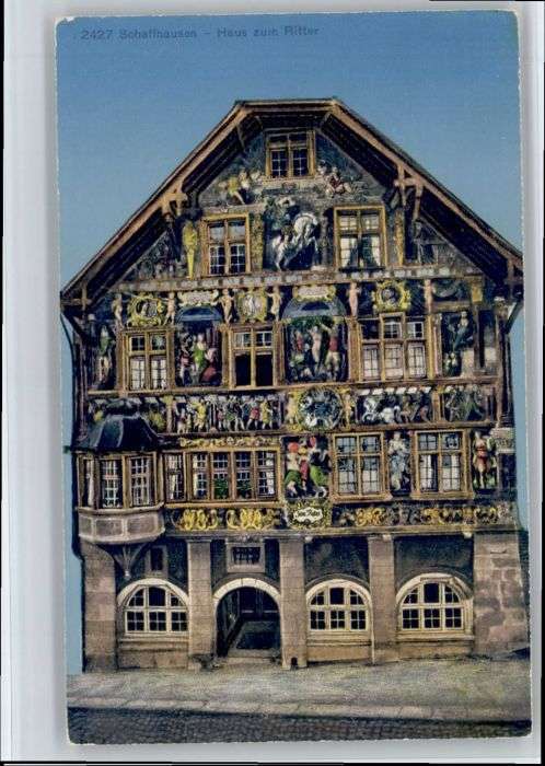 Schaffhausen SH Schaffhausen Haus zum Ritter