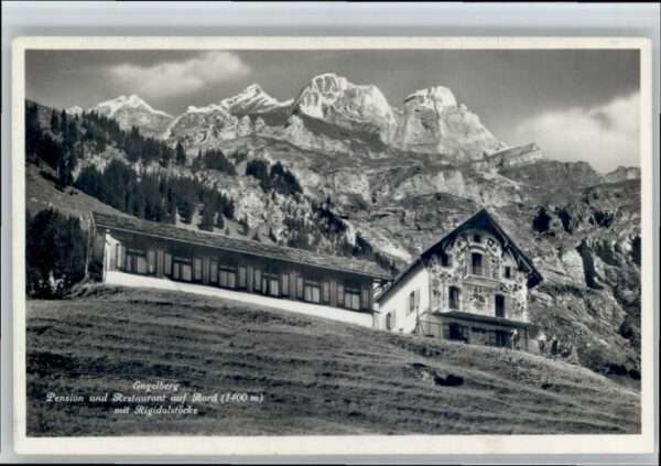 Engelberg OW Engelberg Pension Restaurant Bord