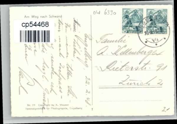 Engelberg OW Engelberg [Stempelabschlag] – Bild 2