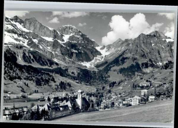 Engelberg OW Engelberg Kloster Hutstock Juchlipass