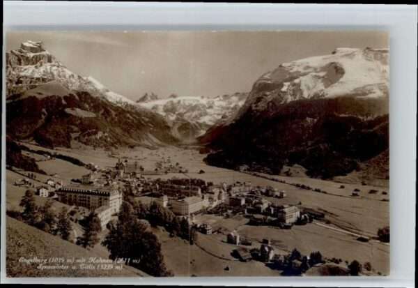 Engelberg OW Engelberg Hahnen Spannörter Titlis