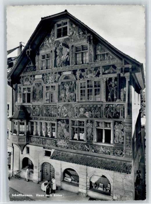 Schaffhausen SH Schaffhausen Haus zum Ritter