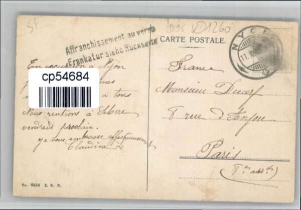 Nyon VD Nyon [Stempelabschlag] Schloss Mt Blanc – Bild 2