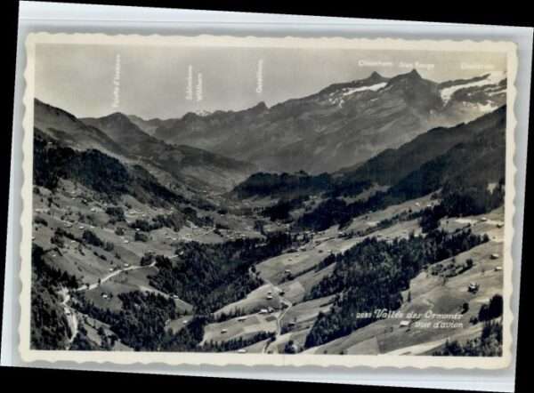 Ormont-Dessous Fliegeraufnahme