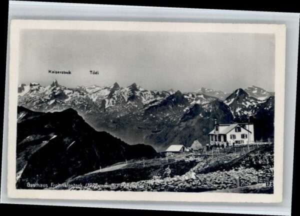 Stoos SZ Stoos [Stempelabschlag] Gasthaus Frohna