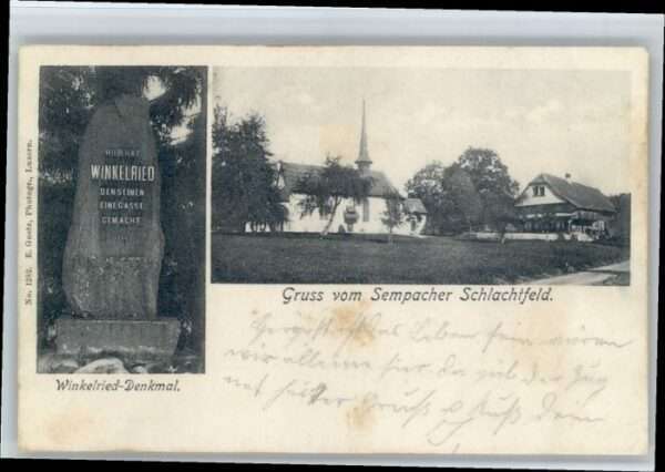 Sempach Schlachtfeld Winkelried Denkmal