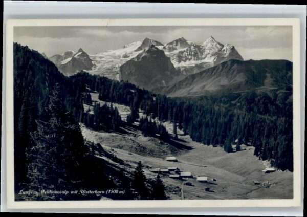 Lungern Feldmoosalp Wetterhorn