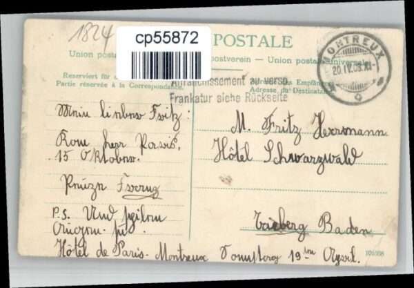 Caux VD Caux Palace Hotel – Bild 2