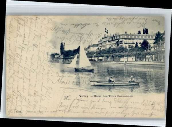 Vevey VD Vevey Hotel des Rrois Couronnes