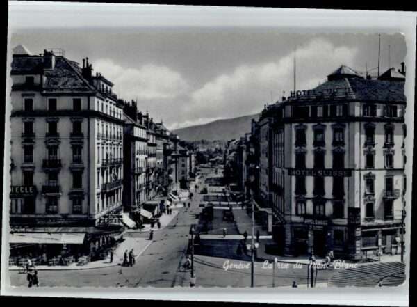 Genf GE Genf Mont Blanc Strasse