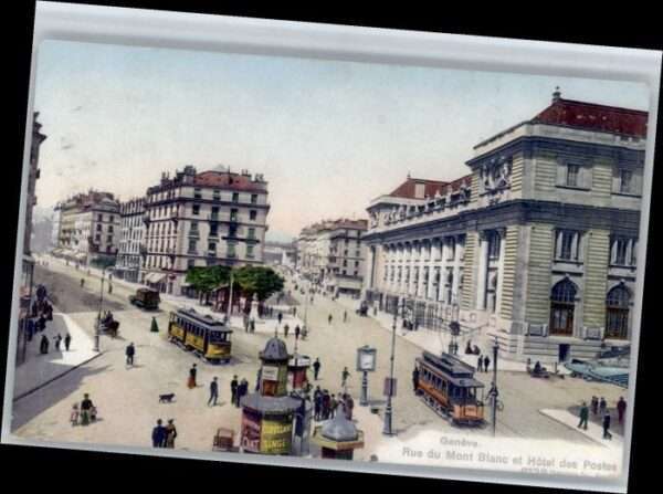 Genf GE Genf Rue du Mont Blanc Hotel Postes