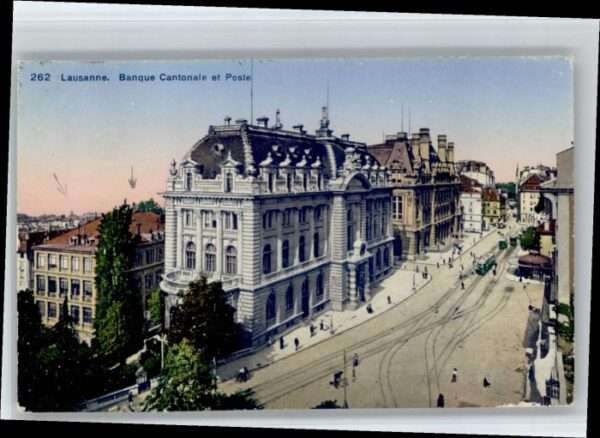Lausanne VD Lausanne Bank Cantonale et Post