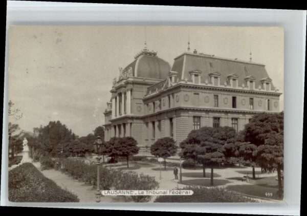 Lausanne VD Lausanne Tribunal Federal