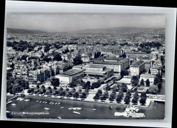 Zuerich ongressgebäude Fliegeraufnahme x