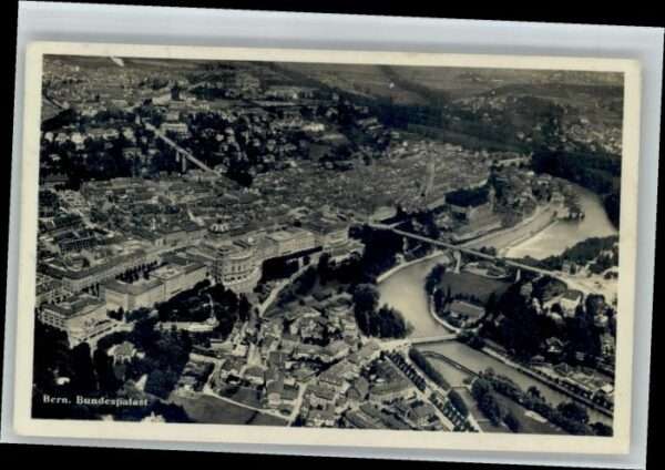 Bern BE Bern Bundespalast Fliegeraufnahme