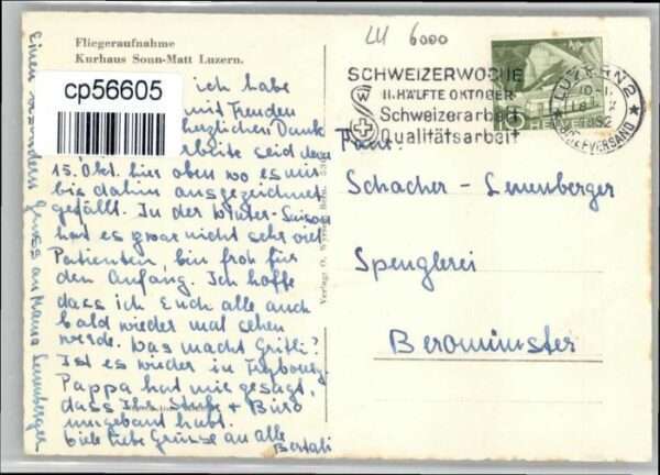 Luzern LU Luzern Fliegeraufnahme Kurhaus Sonn Mat – Bild 2