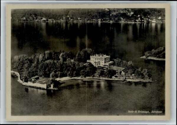 Brissago TI Brissago Fliegeraufnahme