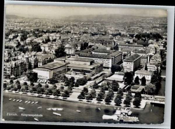 Zuerich ongressgebäude Fliegeraufnahme x