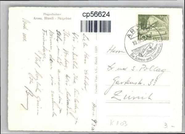 Arosa GR Arosa Fliegeraufnahme Hörnli – Bild 2