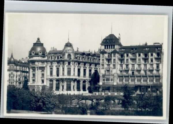 Lausanne VD Lausanne Hotel de la Paix