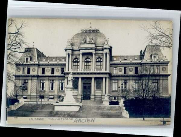 Lausanne VD Lausanne Tribunal Federal