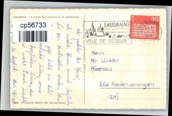 Lausanne VD Lausanne Platz St Francois – Bild 2
