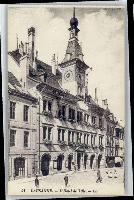 Lausanne VD Lausanne Hotel de Ville