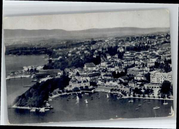 Lausanne VD Lausanne Fliegeraufnahme
