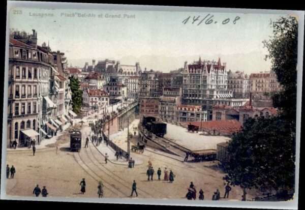 Lausanne VD Lausanne Platz Bel Air