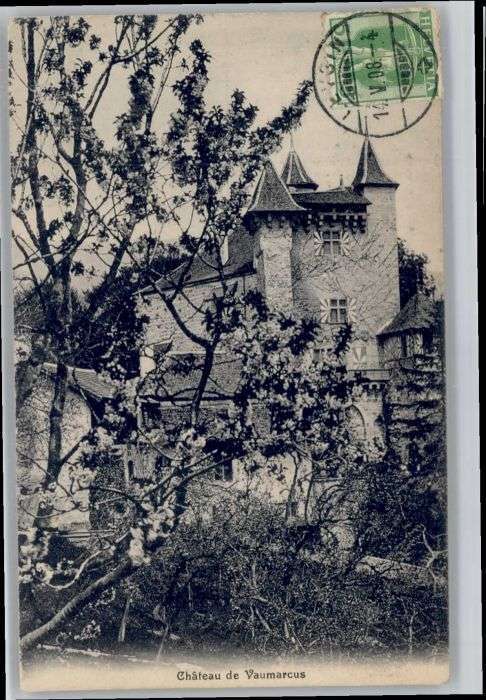 Leysin [Stempelabschlag] Schloss Vaumarcus