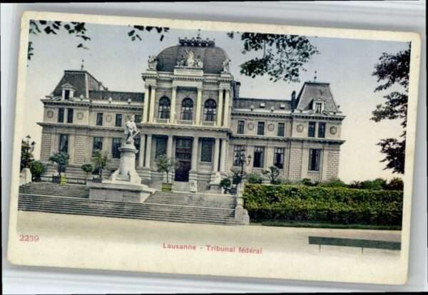 Lausanne VD Lausanne Tribunal Federal