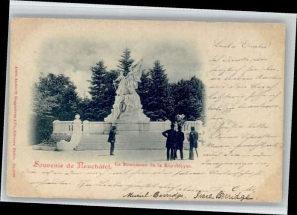 Neuchatel NE Neuchatel Monumentv de la Republique