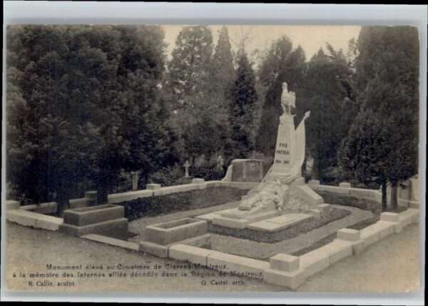 Montreux VD Montreux Monument eleve Cimetiere