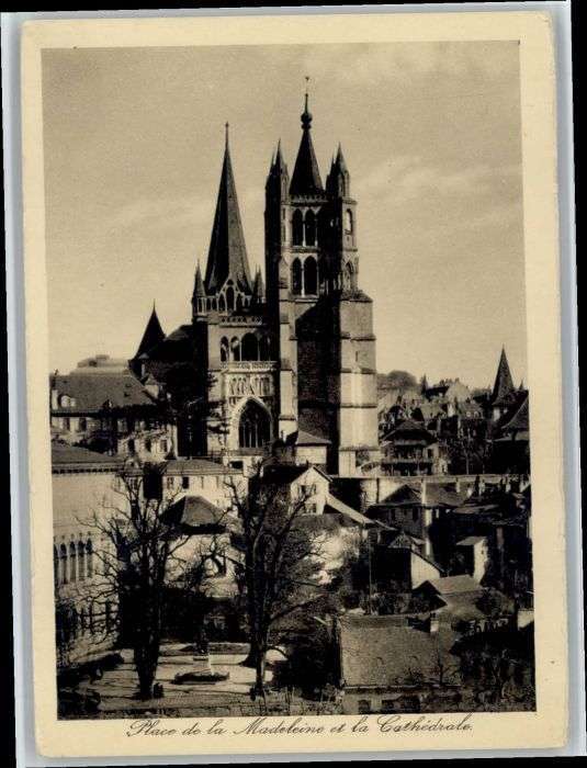 Lausanne VD Lausanne Kathedrale