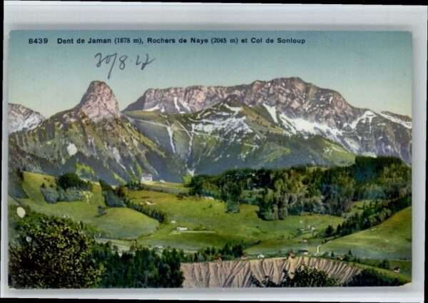 Rochers de Naye Dent de Jaman