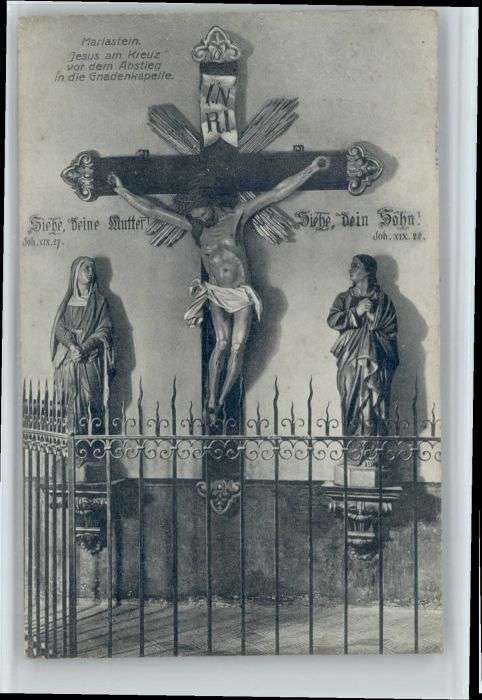 Mariastein SO Mariastein [Stempelabschlag]Jesus am Kr