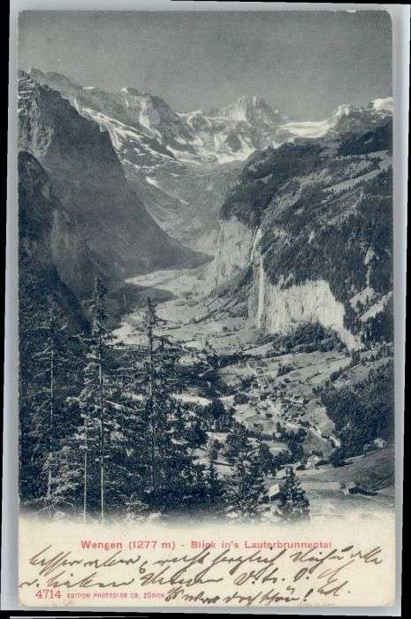 Wengen BE Wengen Lauterbrunnental