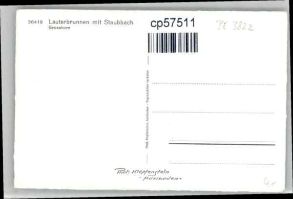 Lauterbrunnen BE Lauterbrunnen Staubbach – Bild 2